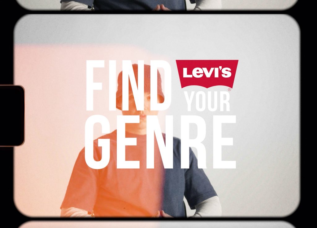 title frame screenshot from levis find your genre video