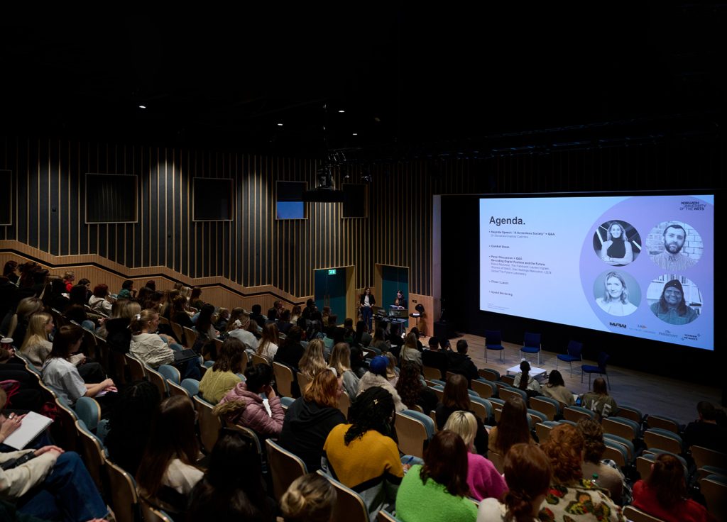 Fashion Digital World Symposium in the Duke Street Lecture Theatre