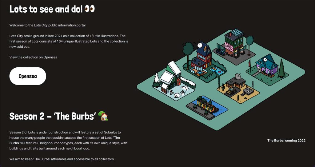 Screenshot of NFTs by Stephen Ong