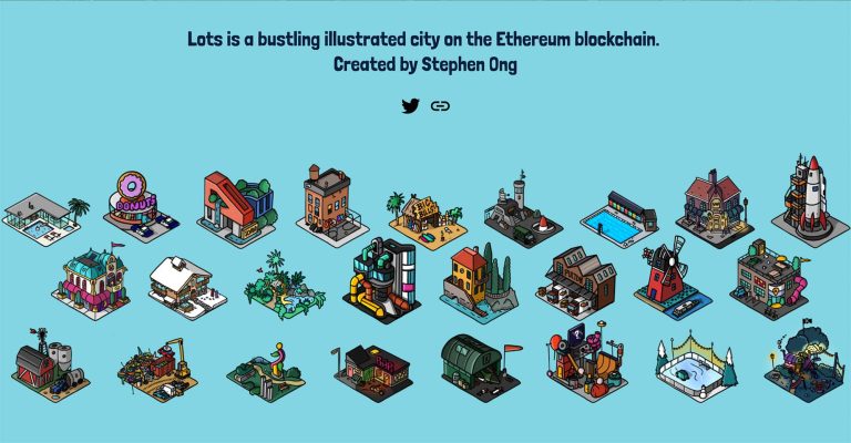 NFTs screenshot by Stephen Ong of his work