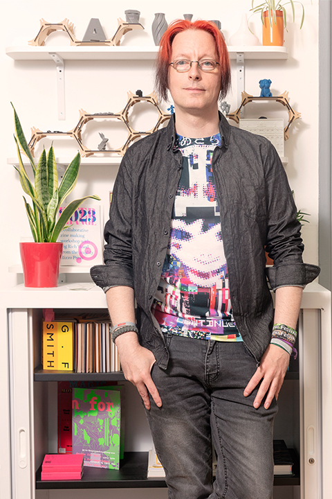 Portrait of technician Michael Garry