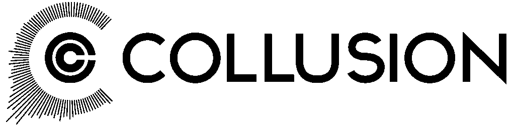 Black-and-white graphic of a daisy flower to the left with the word "Cohesion" in bold, modern font to the right. The simple, clean design reflects inspiration from creative technologies.