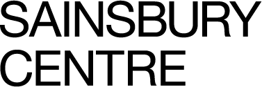 Black text on a white background reads “SAINSBURY CENTRE” in large, bold, uppercase letters, with “SAINSBURY” on the top line and “CENTRE” beneath it.